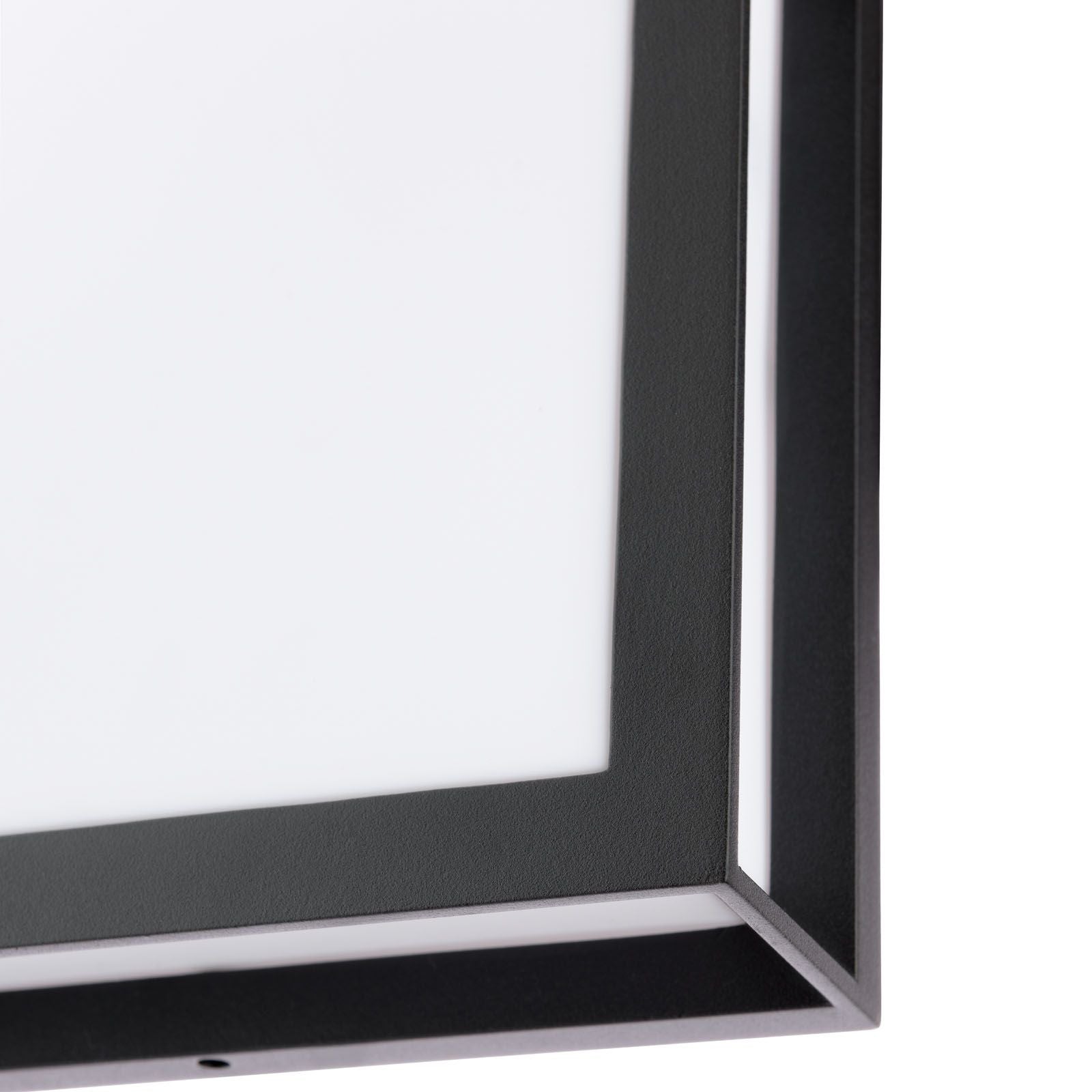 Vayu 2 Light Outdoor Wall Light Matt Black and Opal IP44