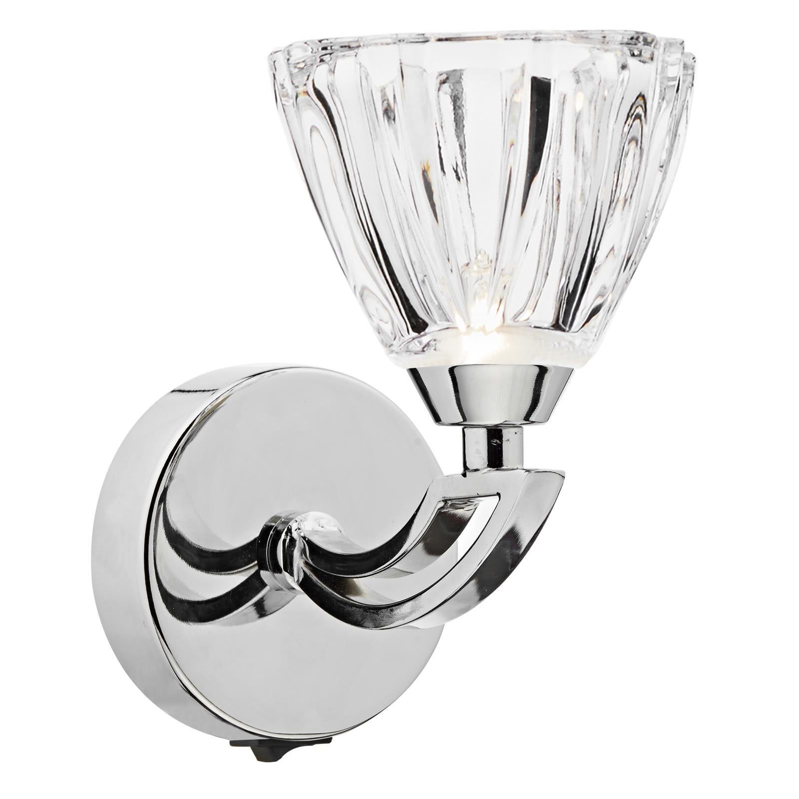 Vito Single Wall Bracket Polished Chrome
