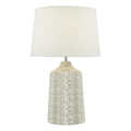 Vondra Table Lamps White & Grey With Shade