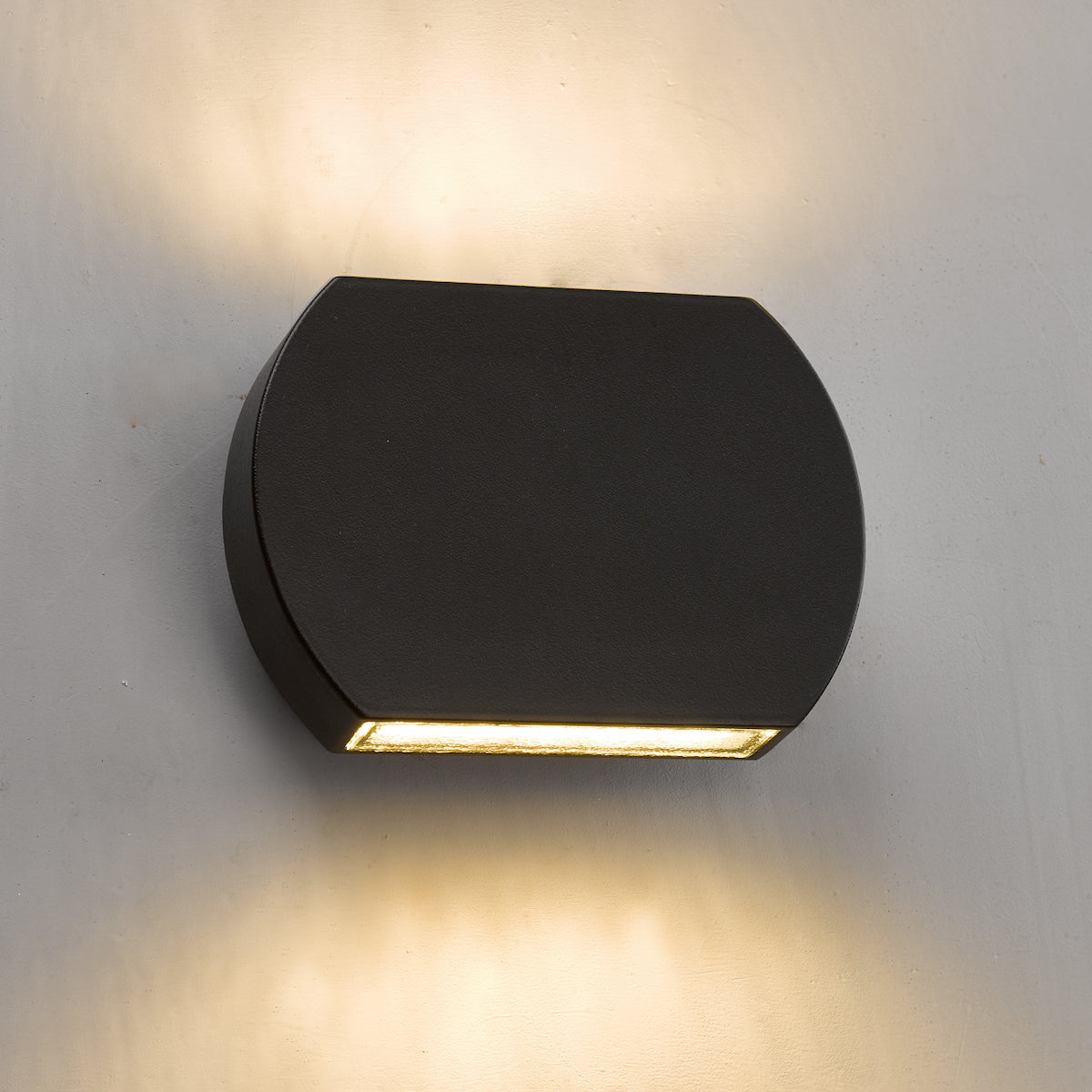 Vulcan Outdoor Wall Light Dark Grey IP44 LED