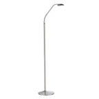 Wellington Task Floor Lamps Satin Chrome LED
