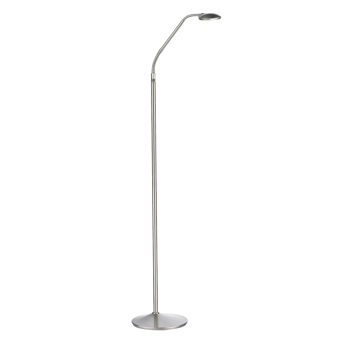 Wellington Task Floor Lamps Satin Chrome LED
