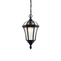 Drayton 1-Light Matt Black Outdoor Hanging Lantern