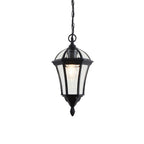 Drayton 1-Light Matt Black Outdoor Hanging Lantern