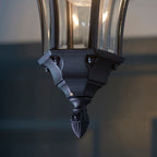 Drayton 1-Light Matt Black Outdoor Hanging Lantern