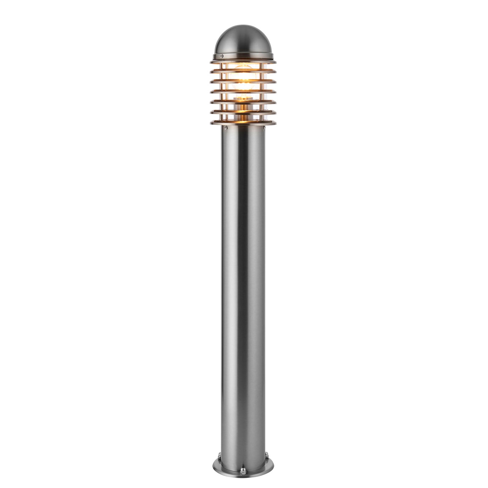 Louvre Stainless Steel Bollard Light (Dimmable, IP44)