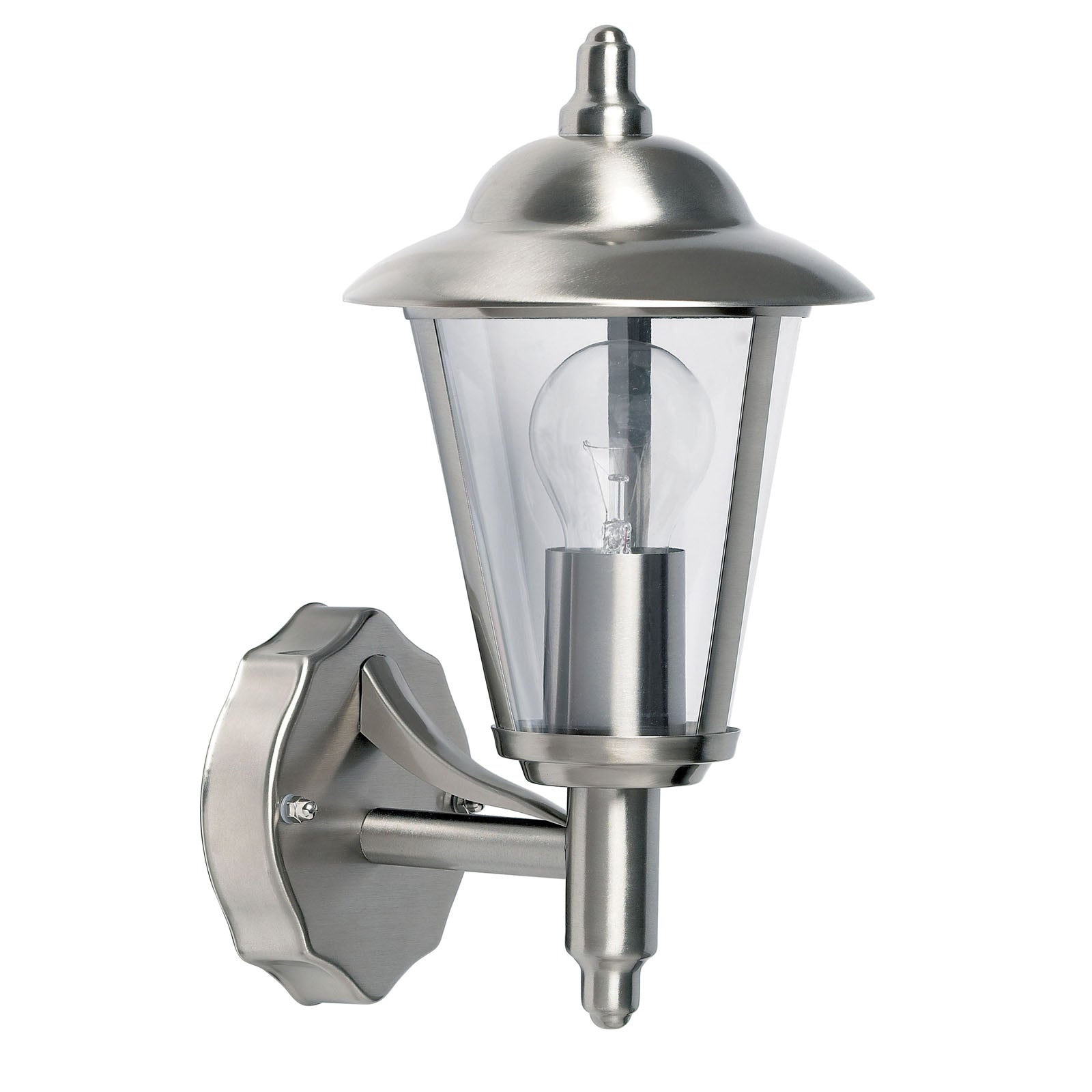 Kien 1-Light Stainless Steel Outdoor Wall Lantern