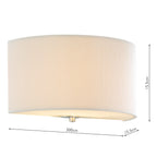 Zaragoza Wall Light With Cream Shade