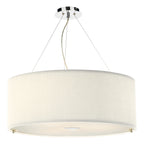 Zaragoza 6 Light Pendant Cream 90cm