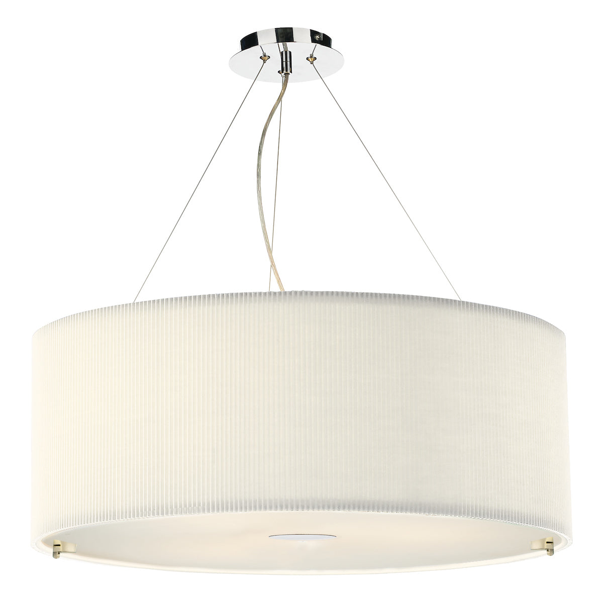 Zaragoza 6 Light Pendant Cream 90cm