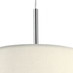 Zaragoza 3 Light Pendant Cream 40cm