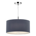 Zaragoza 3 Light Pendant Grey 40cm