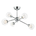 Zeke 6 Light Semi Flush Polished Chrome