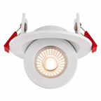 WDL9 - Deep Swivel Downlighter 4CCT WHITE