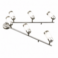 Detroit 6 Light Bar - Satin Nickel