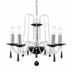 Liberec 5 Chandelier - Black