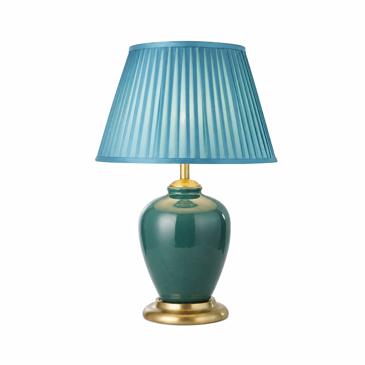 TL1402 - Blue With Gloss Table Lamp