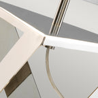Aegean 1-Light Table Lamp (Polished Nickel & White Marble)