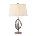 Aegean 1-Light Aged Brass Table Lamp (Cut Glass Droplets)