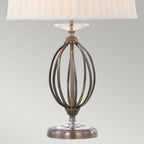Aegean 1-Light Aged Brass Table Lamp (Cut Glass Droplets)