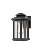 Charcoal outdoor wall lantern light with classic design