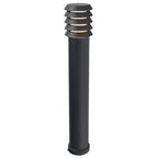 Alta Large Black Bollard Light (E27 Socket)