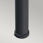 Alta Large Black Bollard Light (E27 Socket)