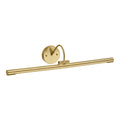 Alton Large Brushed Brass LED Picture Light (Adjustable)