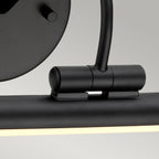 Alton Large Black LED Picture Light (Adjustable)