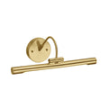 Alton Small Brushed Brass LED Picture Light (Adjustable)