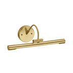 Alton Small Brushed Brass LED Picture Light (Adjustable)