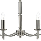Patrinia 5 Light Dual Mount Pendant Satin Chrome