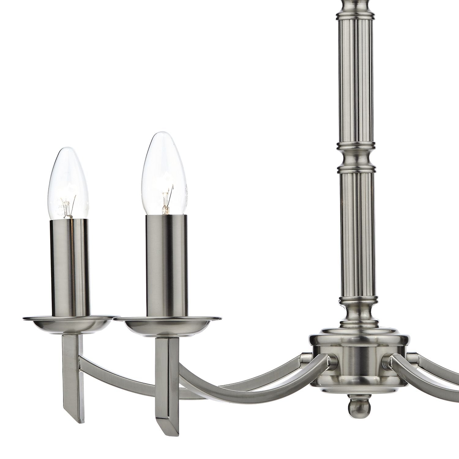 Patrinia 5 Light Dual Mount Pendant Satin Chrome