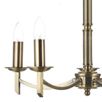 Patrinia 5 Light Dual Mount Pendant Antique Brass