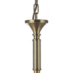 Patrinia 5 Light Dual Mount Pendant Antique Brass