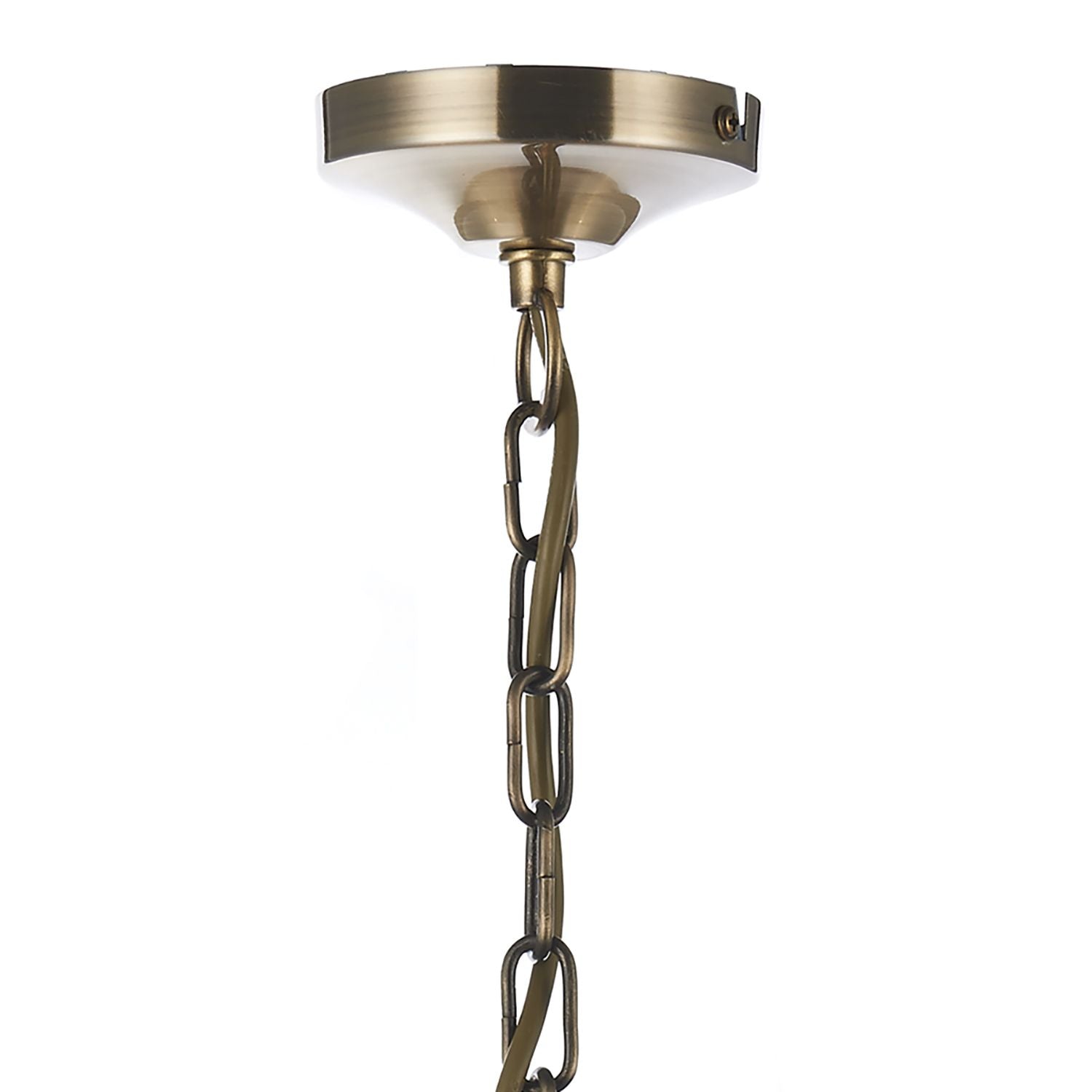Patrinia 5 Light Dual Mount Pendant Antique Brass