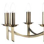Patrinia 8 Light Dual Mount Pendant Antique Brass