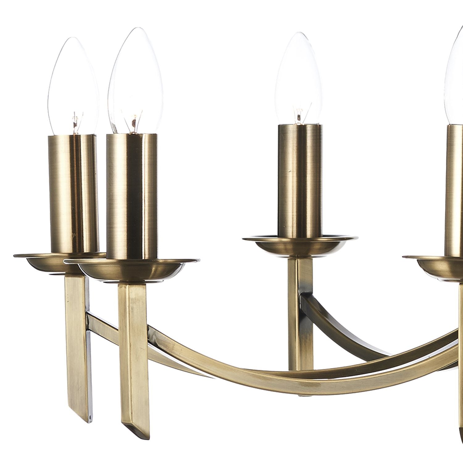 Patrinia 8 Light Dual Mount Pendant Antique Brass