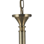 Patrinia 8 Light Dual Mount Pendant Antique Brass