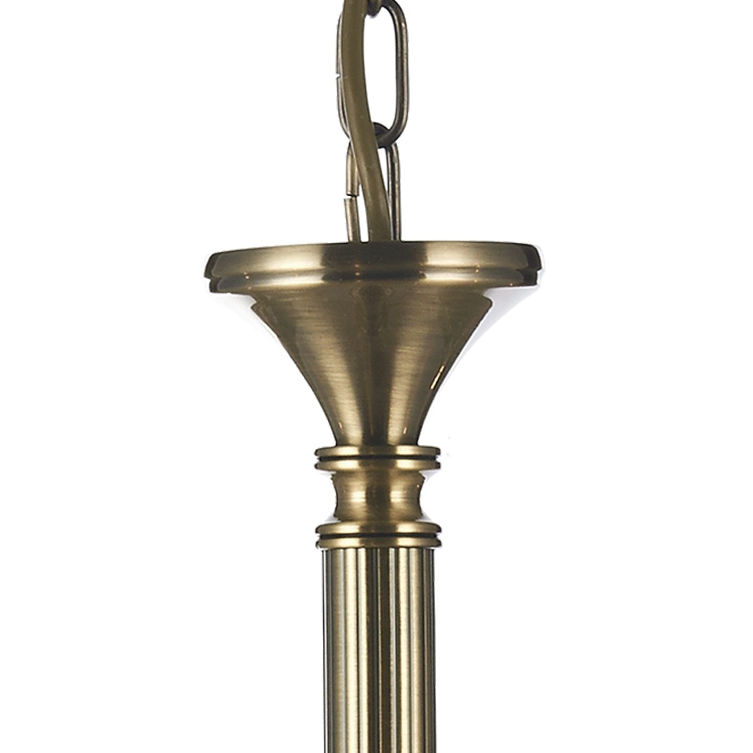 Patrinia 8 Light Dual Mount Pendant Antique Brass