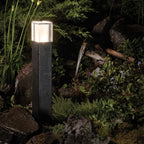 Arendal Large Modern Bollard Light (Black)