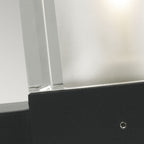 Arendal 1-Light Black Wall Light