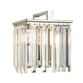 Aries 1-Light Polished Nickel Wall Light with Crystals (Playful Lighting)