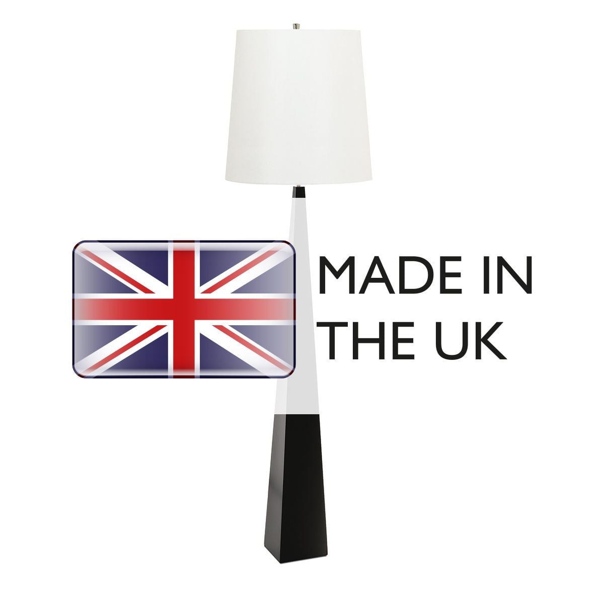 Ascent 1 Light Floor Lamp - Black 1
