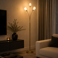 Furama 3 Light Floor Lamp - Antique