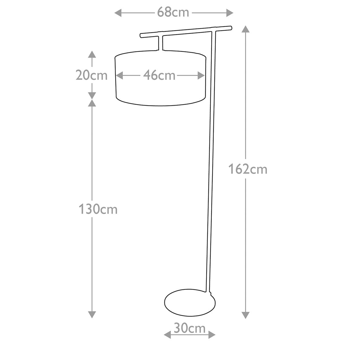 Balance 1 Light Floor Lamp