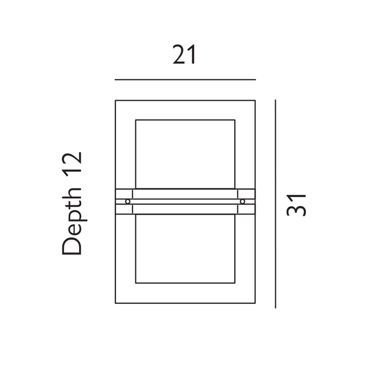 Basel 1 Light Wall Lantern - Galvanised With Frosted Glass