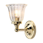 Austen 1-Light Polished Brass Wall Light