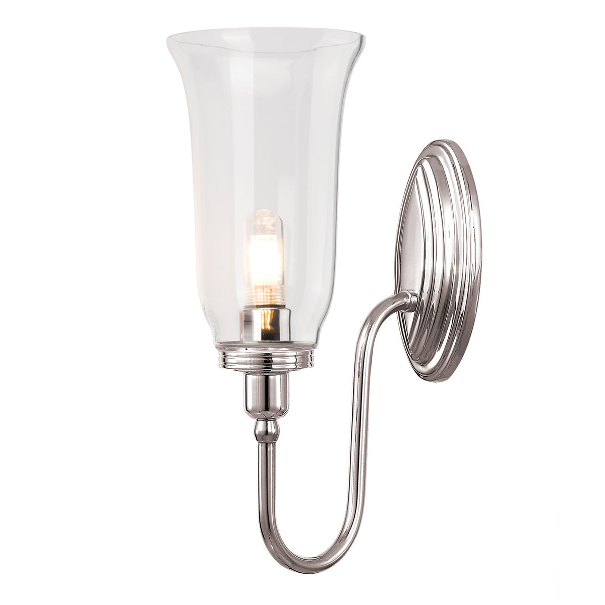 Blake 1-Light Polished Nickel Wall Sconce