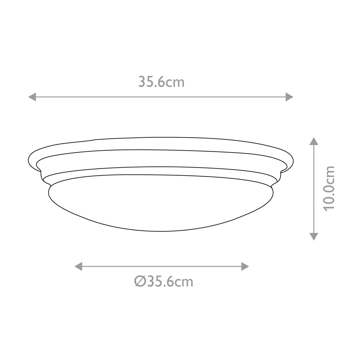 Brompton 1 Light Flush 1